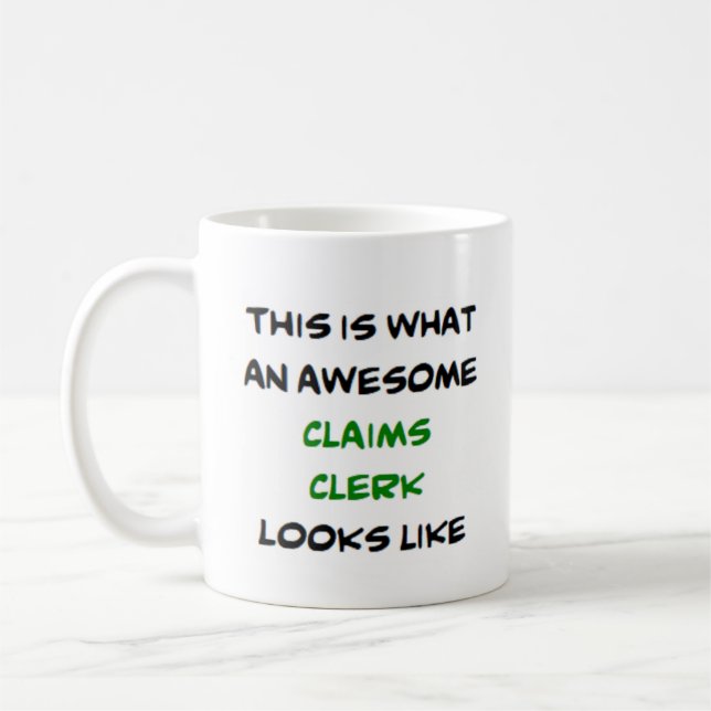 Caneca De Café clerasta de afirmações, incrível (Esquerda)