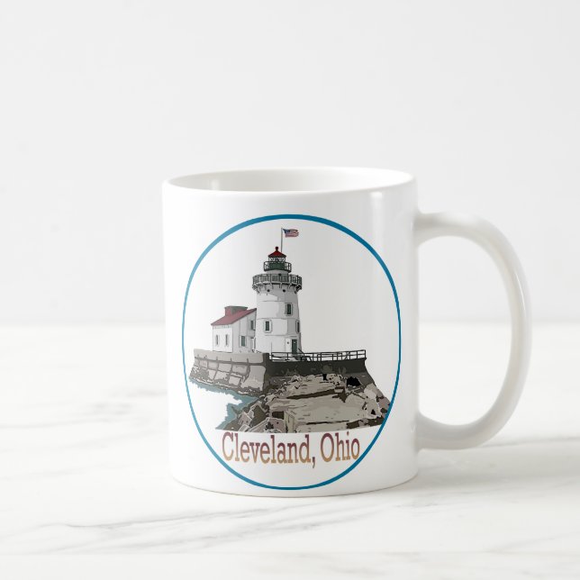 Caneca De Café Cleveland Ohio (Direita)