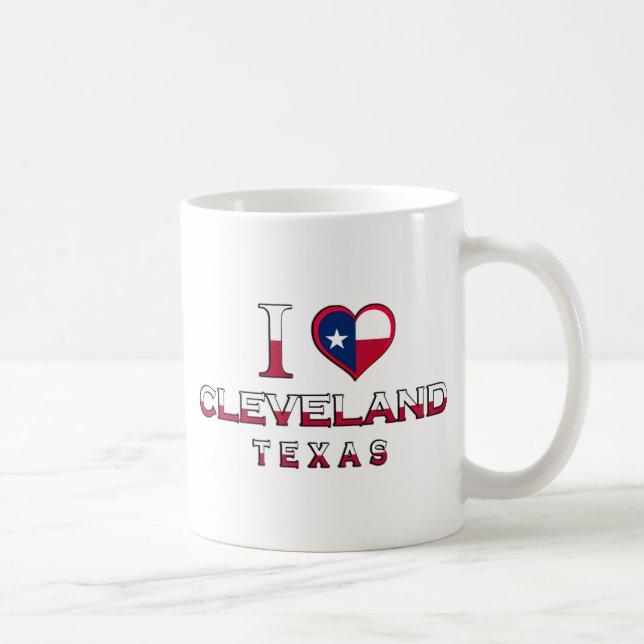 Caneca De Café Cleveland, Texas (Direita)