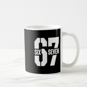 Caneca De Café Clic 67 Meme - Eu Amo Seis Sete