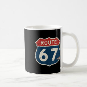 Caneca De Café Clic Estrada Viagem Rota 67 Escudo da Rodovia Bydg