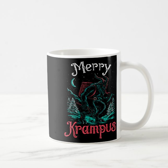 Caneca De Café Clic Folklore Christmas Merry Krampus Festive Horr (Direita)