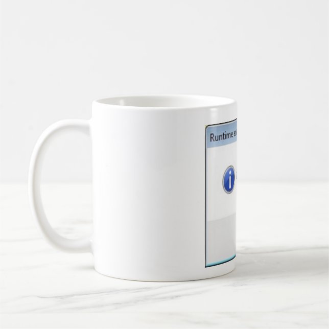 Caneca De Café ClickOKtoTerminate (Esquerda)