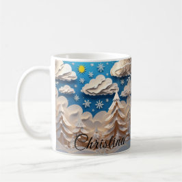 Caneca De Café Clima de Inverno