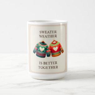 Caneca De Café Clima de Suéter Personalizado