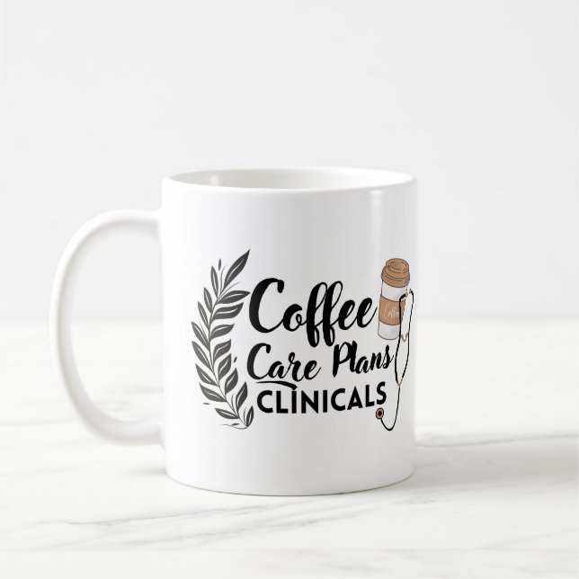 Caneca De Café Clínicas de Planos de Assistência ao Café (Esquerda)