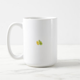 Caneca De Café Clip-art de hibisco amarelo-havaiano com pe estili