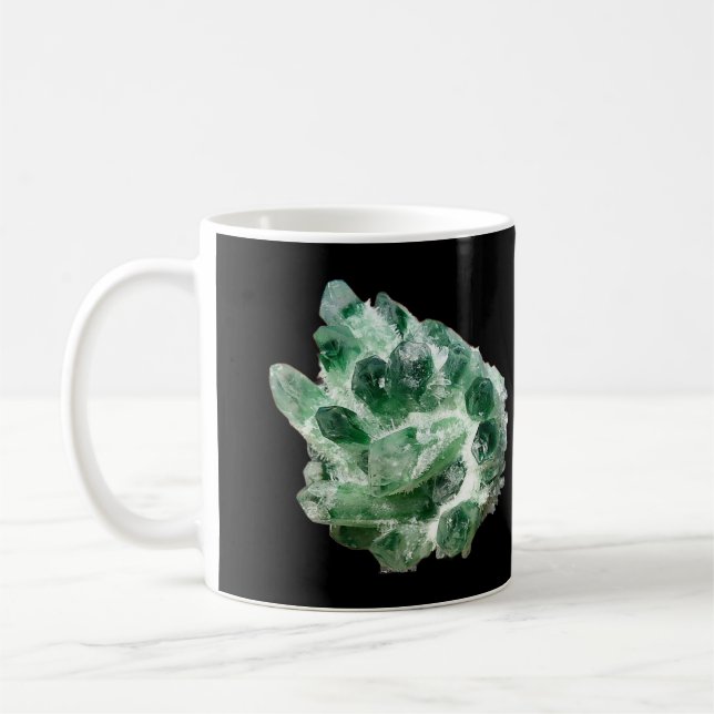 Caneca De Café Clorite Quartz Rock Crystal Mug (Esquerda)