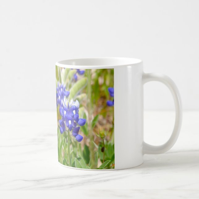 Caneca De Café Close up do Bluebonnet (Direita)