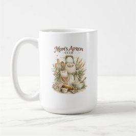Caneca De Café Clube de Avental de Mãe design de Cozinha Vintage 