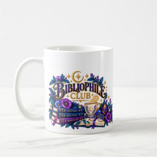 Caneca De Café Clube de Bibliófilos Amante de Livros