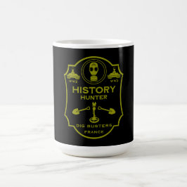 Caneca De Café Clube de Detecção de Metal no Campo de Trincheiras