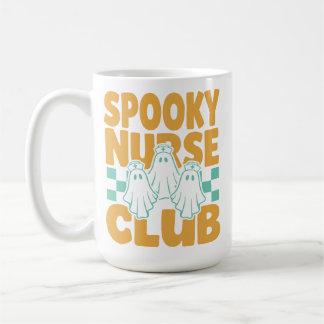 Caneca De Café Clube de Enfermeira Assustadora Esquadrão de Enfer