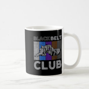 Caneca De Café Clube de Faixa Preta Vintage BJJ Jiu Jitsu Brasile