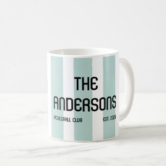 Caneca De Café Clube de Família de Pickleball Personalizado