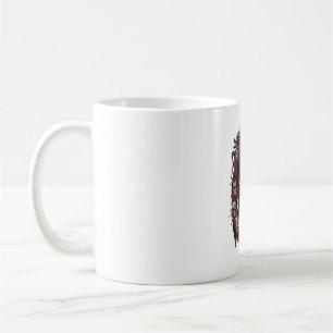 Caneca De Café Clube de Fãs de Terror Halloween Rosto de Demônio