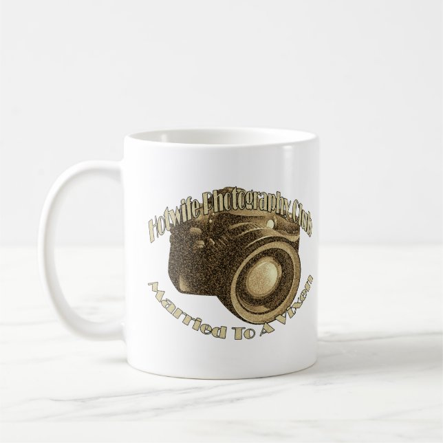 Caneca De Café Clube De Fotografia Para Mulher Hoteleira Casado C (Esquerda)