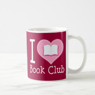Caneca De Café Clube de leitura eu amo o presente