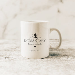 Caneca De Café Clube de Leitura 'Romantasy' Personalizado Elegant
