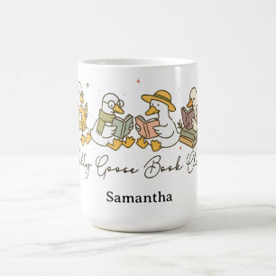 Caneca De Café Clube de Leitura Silly Goose Personalizado