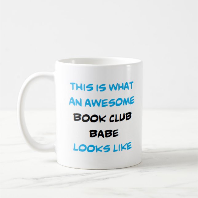 Caneca De Café clube de livros querida, incrível (Esquerda)