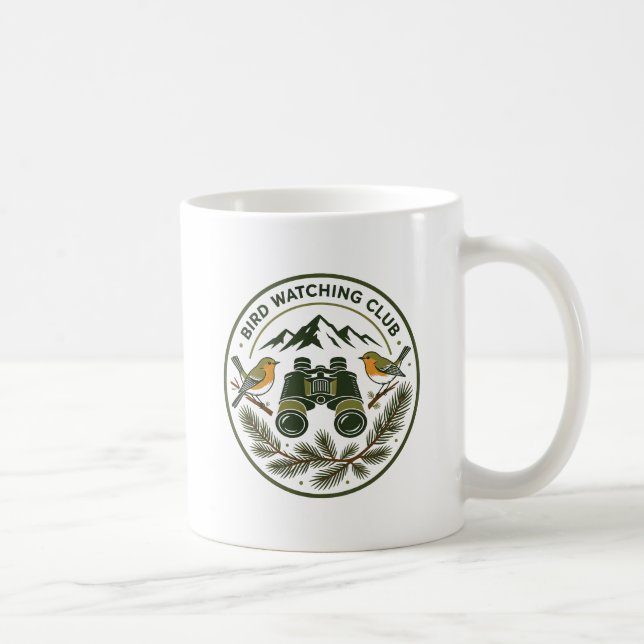 CANECA DE CAFÉ CLUBE DE OBSERVAÇÃO DE AVES (Direita)