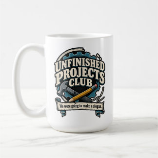 Caneca De Café Clube de Projetos Inacabados – Íamos Fazer um