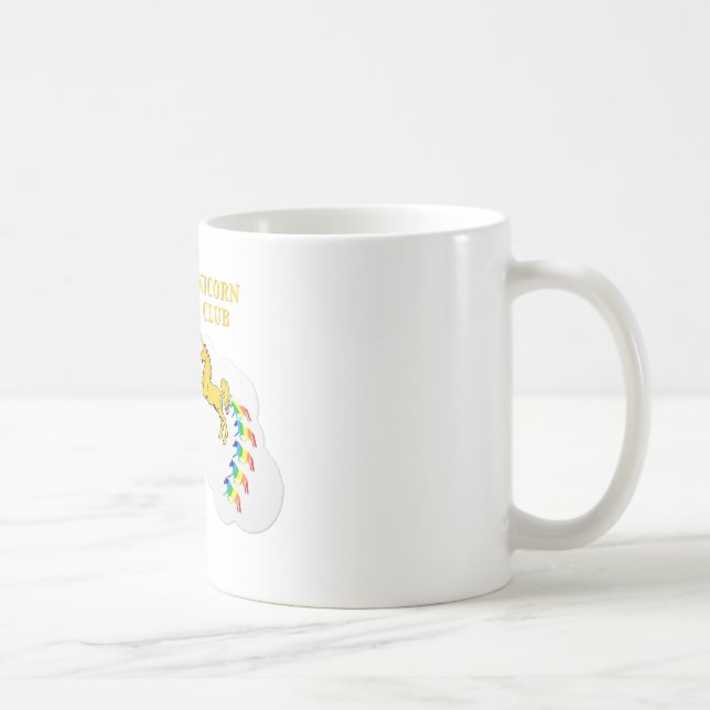 Caneca De Café Clube de Sucesso Unicórnio Duplo (Direita)