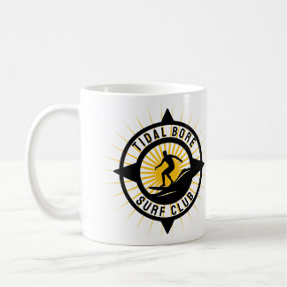 Caneca De Café Clube de Surf de Maré Cheia