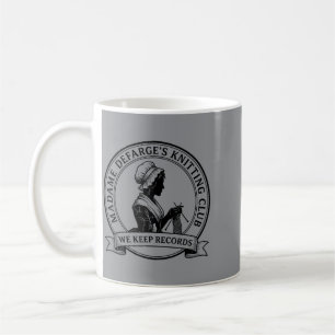 Caneca De Café Clube de Tricô da Madame Defarges Mantém Registros