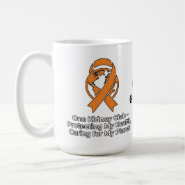 Caneca De Café Clube de Um Rim Advocacia de Saúde e Consciência P