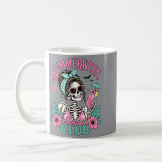 Caneca De Café Clube de Verão do Dia das Bruxas da Agência Govern