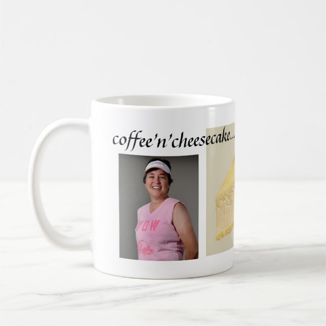 Caneca De Café Clube do bolo de queijo de Leon (Esquerda)