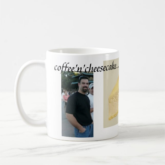 Caneca De Café Clube do bolo de queijo de Leon (Esquerda)