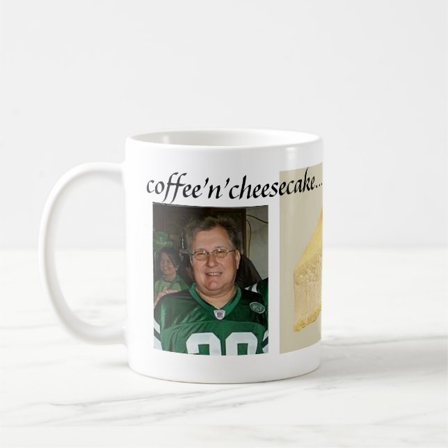 Caneca De Café Clube do bolo de queijo de Leon (Esquerda)