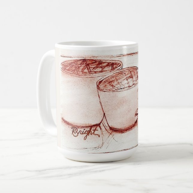 Caneca De Café Clube do Café (Frente Esquerda)