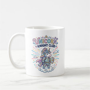 Caneca De Café Clube do Cavaleiro Unicórnio Roupas Prontas para I