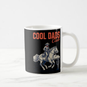 Caneca De Café Clube dos pais legais cowboy pai engraçado western