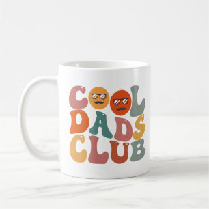 Caneca De Café Clube dos Pais Legais Dia dos Pais Retro Groovy