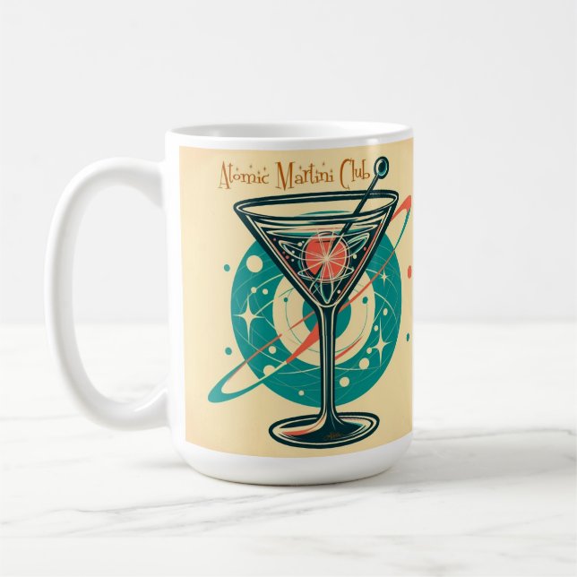 Caneca De Café Clube Martini Atômico Era Espacial (Esquerda)