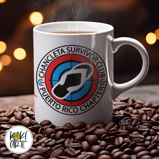 Caneca De Café Clube Sobrevivente de Chancleta (Criador carregado)