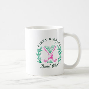 Caneca De Café Clube Social de Aves Sujas, Golfing & Bebendo