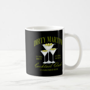 Caneca De Café Clube Social de Martini Sujo de Mulheres Engraçada