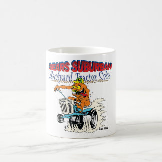 Caneca De Café Clube suburbano do trator do quintal de Sears no