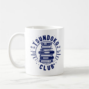 Caneca De Café Clube Tsundoku Amantes de Livros Bibliófilo Bookto