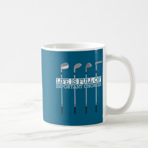 Caneca De Café Clubes Cheios Hilários Escolhas Vida Importante Go