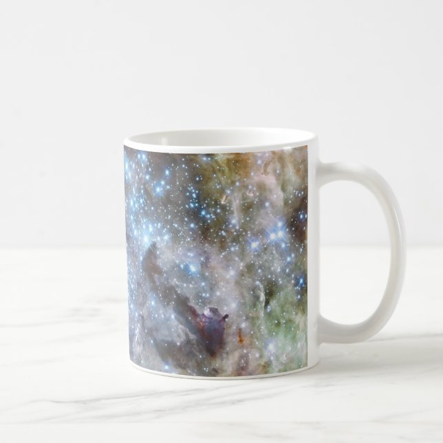 Caneca De Café Cluster Panorâmico Nebula Star (Direita)