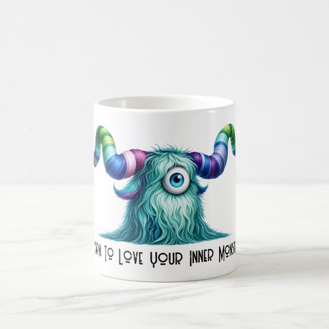 Caneca De Café Clyde – O Monstro Curioso de Olhos Grandes (Centro)