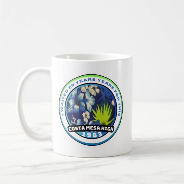 Caneca De Café CMHS 60 anos Reunion Hawaiian Theme Mug (Esquerda)