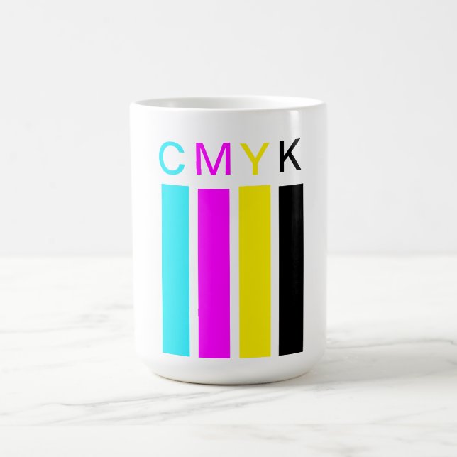 Caneca De Café CMYK Mug (Centro)